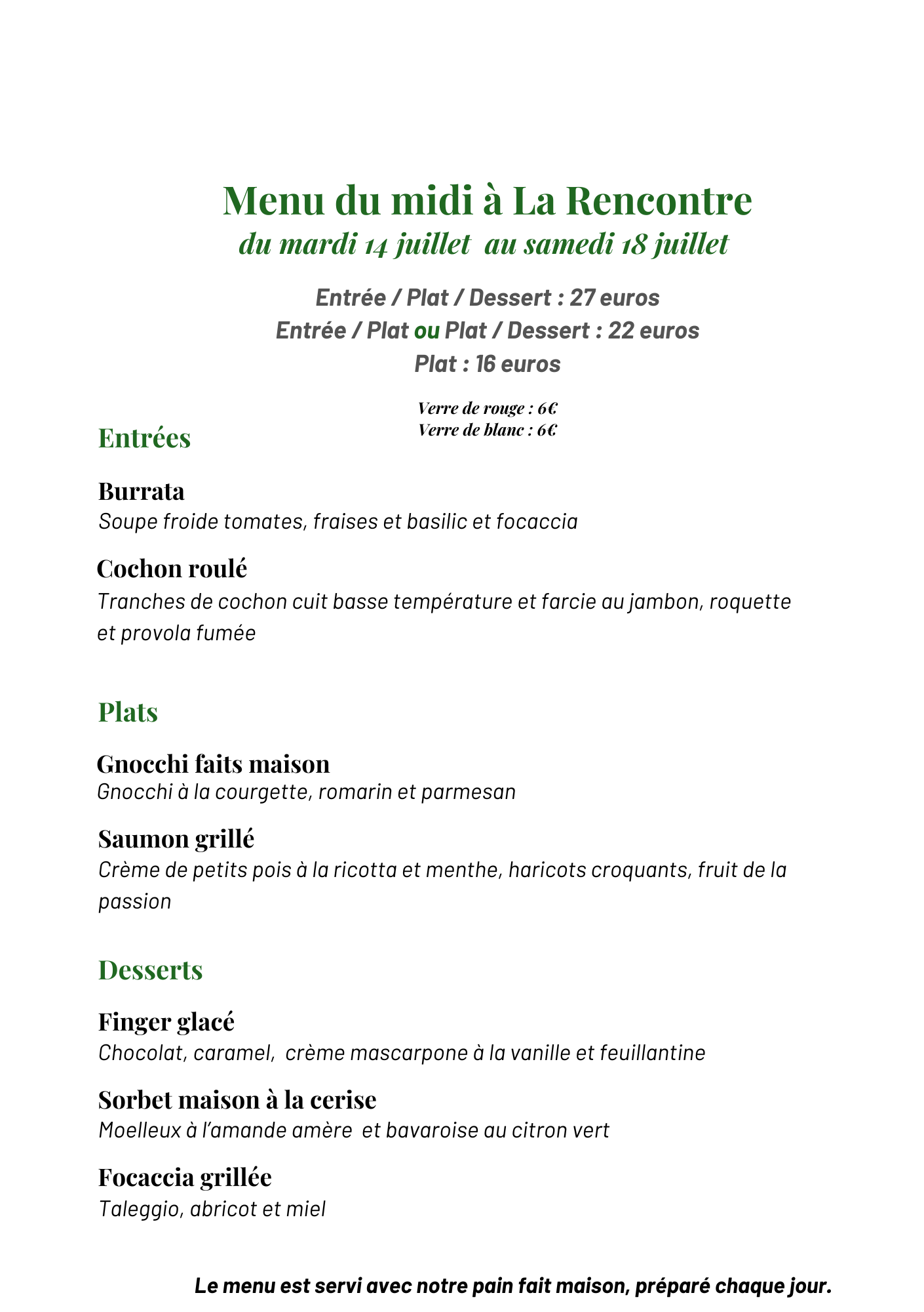 <p style="text-align:center"><strong>Menu du midi</strong></p>
